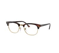 Ray - Ban RX5154 CLUBMASTER 8058 Unisex Optical frames Acetate Brown Transparent Squared Normal
