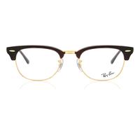 Ray-Ban RX5154 Clubmaster Men's Glasses, Tortoiseshell, Size 49