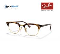 Ray - Ban Unisex RX5154 CLUBMASTER 8233 Optical frames Acetate Green Transparent Squared Normal