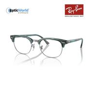Ray-Ban Clubmaster RX5154 Striped Green 51