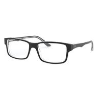 Ray-Ban RX5245 Highstreet 2034 Men's Eyeglasses Black Size 54 (Frame Only) - Blue Light Block Available