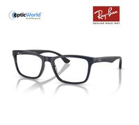 Ray - Ban Unisex Ray - Ban RX5279 8283 Optical frames Acetate Blue Transparent Squared Normal