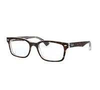 Ray - Ban Unisex RX5286 5082 Optical frames Acetate Brown Transparent Squared Normal