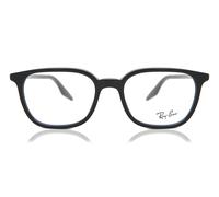 Ray-Ban RX5406 Square Prescription Eyewear Frames Black/Demo Lens 54