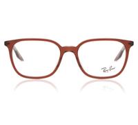 Ray - Ban Unisex RX5406 8171 Optical frames Acetate Brown Transparent Squared Normal