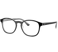 Ray-Ban RX5417 2034 Black on Transparent 52