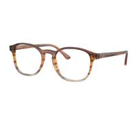 Ray-Ban RX5417F Asian Fit Men's Glasses, Brown, Size 50