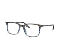 Ray - Ban RX5421 8254 Unisex Optical frames Acetate Blue Transparent Squared Normal