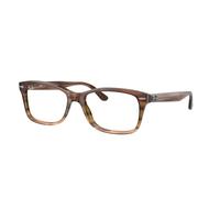 Ray - Ban RX5428 8255 Unisex Optical frames Acetate Brown Transparent Squared Normal