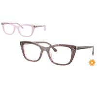 Ray - Ban RX5433 8292 Woman Optical frames Acetate Violet Transparent Pillow Normal