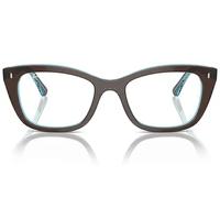 Ray-Ban RX5433 8366 Brown on Transparent Blue 52