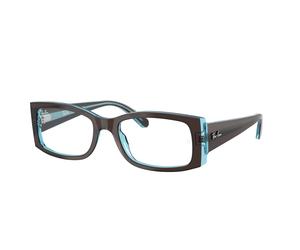 Ray - Ban RX5434 MIRIAM 8366 Woman Optical frames Acetate Brown Transparent Squared Normal
