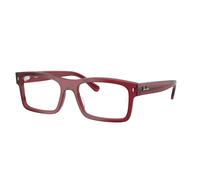 Ray - Ban RX5435 8512 Unisex Optical frames Acetate Red Transparent Squared Normal