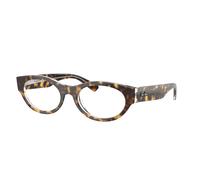 Ray-Ban Eyeglasses Unisex Rb5447 Optics - Havana On Transparent Frame Clear Lenses Polarized 51-19