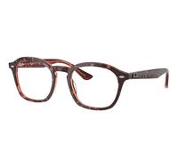 Ray-Ban RX5451F Asian Fit Men's Glasses, Tortoiseshell, Size 50