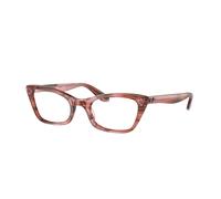 Ray - Ban RX5499 LADY BURBANK 8363 Woman Optical frames Acetate Pink Transparent Cat Eye Normal