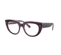 Ray - Ban Woman RX5586 DOREEN 8364 Optical frames Acetate Violet Transparent Squared Normal