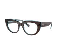 Ray - Ban RX5586 DOREEN 8366 Woman Optical frames Acetate Brown Transparent Squared Normal