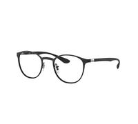 Ray - Ban RX6355 2503 Unisex Optical frames Metal Black Transparent Pantos Normal