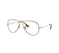 Ray - Ban RX6489 AVIATOR 3177 Unisex Optical frames Metal Brown Transparent Pilot Normal