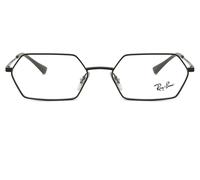 Ray-Ban Eyeglasses Unisex Yevi Optics - Black Frame Clear Lenses Polarized 56-18