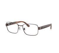 Ray - Ban RX6529 3182 Unisex Optical frames Metal Bronze Transparent Pillow Normal