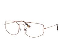 Ray-Ban RX6545 Explorer 5 Men's Glasses, Brown, Size 56