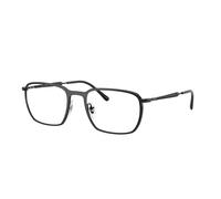 Ray-Ban Eyeglasses Unisex Rb6549 Optics - Black Frame Clear Lenses Polarized 53-20