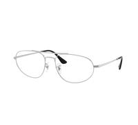 Ray-Ban Eyeglasses Unisex Explorer Iv Optics - Silver Frame Clear Lenses Polarized 60-18