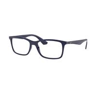 Ray - Ban RX7047 8100 Unisex Optical frames Injected Blue Transparent Squared Normal