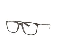 Ray - Ban Unisex RX7199 8063 Optical frames Peek Brown Transparent Squared Normal