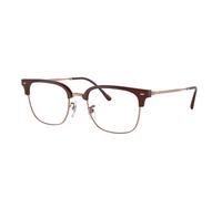 Ray - Ban RX7216 NEW CLUBMASTER 8209 Unisex Optical frames Acetate Red Transparent Squared Normal