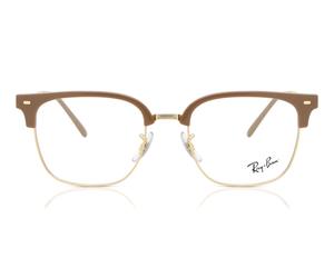 Ray-Ban RX7216 New Clubmaster Men's Glasses, Brown, Size 51