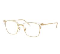 Ray-Ban RX7216 New Clubmaster Men's Glasses, Gold, Size 51