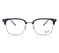 Ray-Ban RX7216F New Club Master Asian Fit Men's Glasses, Blue, Size 53