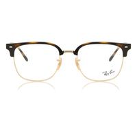 Ray-Ban RX7216F New Club Master Asian Fit Men's Glasses, Tortoiseshell, Size 53