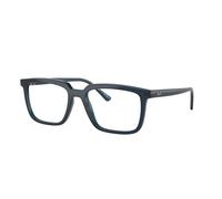 Ray - Ban RX7239 ALAIN 8256 Unisex Optical frames Acetate Blue Transparent Squared Normal