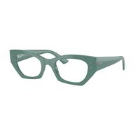 Ray - Ban Unisex RX7330 ZENA 8345 Optical frames Injected Green Transparent Geometric Normal