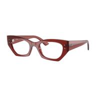 Ray - Ban RX7330 ZENA 8436 Unisex Optical frames Injected Brown Transparent Geometric Normal