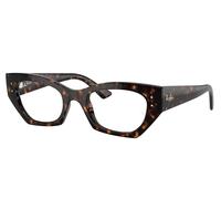 Ray-Ban RX7330F Zena Asian Fit Men's Glasses, Tortoiseshell, Size 49