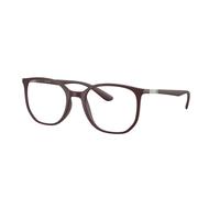 Ray-Ban Eyeglasses Unisex Elliot Optics Liteforce - Sand Purple Frame Clear Lenses Polarized 50-19