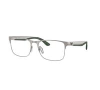 Ray-Ban Eyeglasses Unisex Rb7550 Optics - Gunmetal Frame Clear Lenses Polarized 55-18