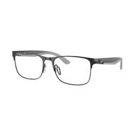 Ray - Ban RX7550 3222 Unisex Optical frames Metal Black Transparent Squared Normal
