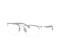 Ray-Ban Eyeglasses Unisex Rb7552 Optics - Gunmetal Frame Clear Lenses Polarized 54-19