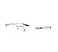 Ray-Ban Eyeglasses Unisex Rb8423 Optics - Gunmetal Frame Clear Lenses Polarized 56-18