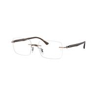 Ray - Ban RX8767 1227 Unisex Optical frames Titanium Brown Squared