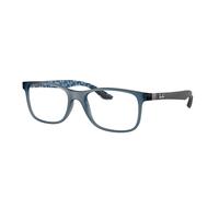Ray - Ban Unisex RX8903 5262 Optical frames Injected Blue Transparent Squared Normal
