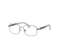 Ray - Ban RY1060 4008 Kid Optical frames child Metal Grey Transparent Geometric Normal