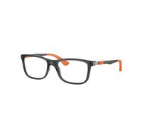 Ray-Ban Eyeglasses Children Rb1549 Optics Kids - Gunmetal/rubber Orange Frame Clear Lenses Polarized 50-16