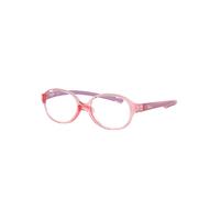 Ray-Ban , Stunning Transparent Light Red Eyewear Frames ,Red female, Sizes: 43 MM